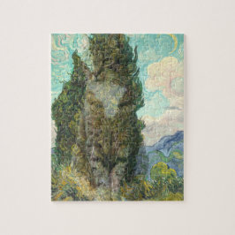 Cat Van Gogh Jigzaag Puzzle Legpuzzel