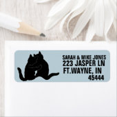 CAT-VANGSTEN IN LAGE TERUGNAADLABELS ETIKET (Insitu)