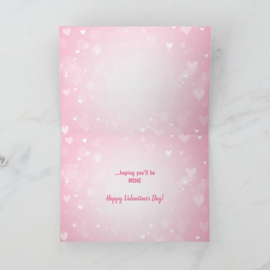 Cat Veel Meows Valentijn Kaart (Binnen)