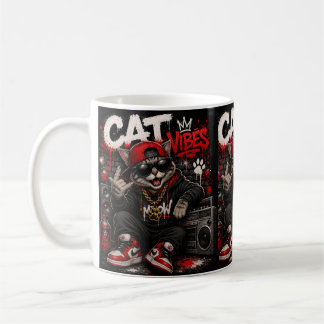 Cat Vibes – Urban Hip Hop Street Art Koffiemok