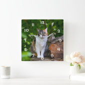 CAT VIERKANTE KLOK (Huis)