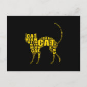 Cat-viewcloud Briefkaart (Voorkant)