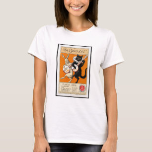 Cat Vintage Poster en Retro Design Poster T-shirt