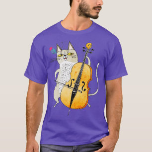 CAT VIOLINTShirt T-shirt