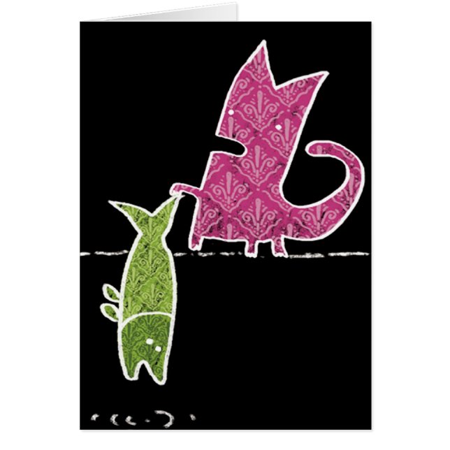 Cat + vis (Voorkant)