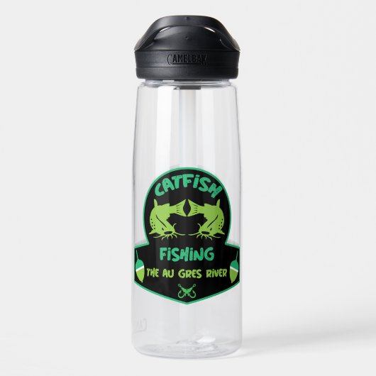 Cat Vissen Au Gres Waterfles (Achterkant)