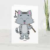 Cat Vist Fisher Finshing rod Kaart (Achterkant)