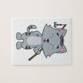 Cat Vist Fisher Finshing rod Legpuzzel (Horizontaal)