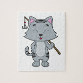 Cat Vist Fisher Finshing rod Legpuzzel (Verticaal)