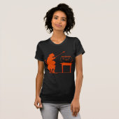 Cat Vist in Fish Bowl T-shirt (Voorkant volledig)