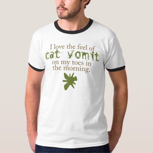 Cat Vomit T-shirt (Voorkant)
