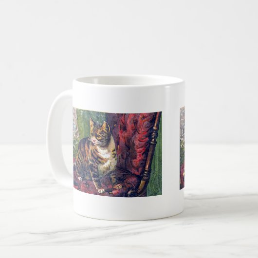 Cat-voorzitter Koffiemok (Voorkant links)