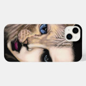 Cat Vrouw iPhone Case iPhone Hoesje (Achterkant horizontaal)