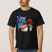 Cat vs Nigiri T-shirt (Voorkant)