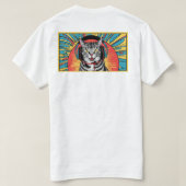 Cat W Music (CC-CatCow) T-shirt (Design achterkant)