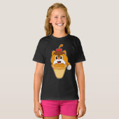 Cat Waffle ijs Cherry T-shirt (Voorkant volledig)