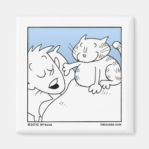 Cat Wake Up Call Magneet