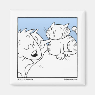 Cat Wake Up Call Magneet