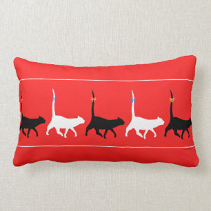 "Cat Walk" Lumber Pillow Kussen