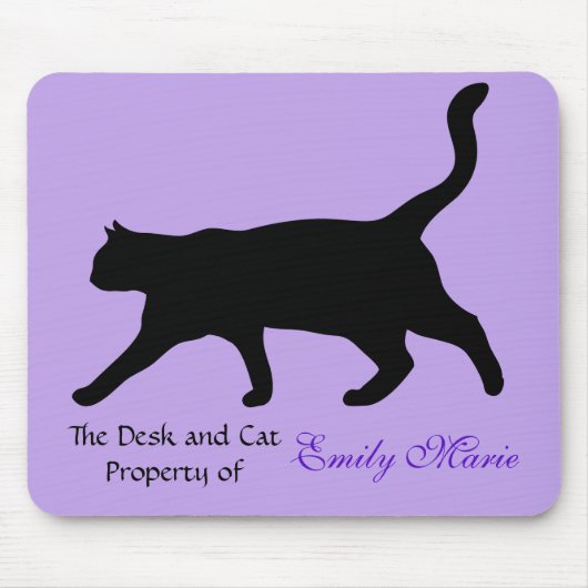 Cat Walk Silhouette: bureau van Muismat (Voorkant)
