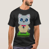 Cat Walking stick T-shirt (Voorkant)