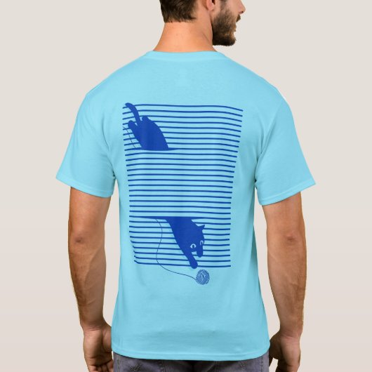 Cat_Walking T-shirt (Achterkant)