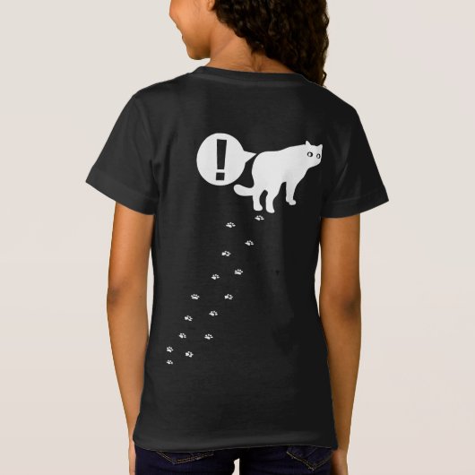Cat_Walking T-shirt (Achterkant)