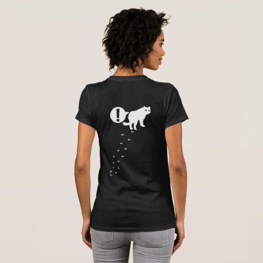 Cat_Walking T-shirt (Achterkant volledig)