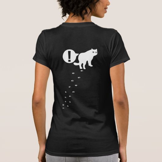 Cat_Walking T-shirt (Achterkant)