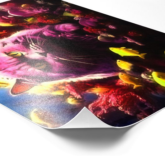 Cat Wall Art Decor  Foto Afdruk (Hoek)