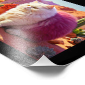 Cat Wall Art Decor Foto Afdruk (Hoek)