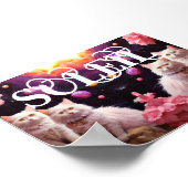 Cat Wall Art for Cat Lovers Poster (Hoek)