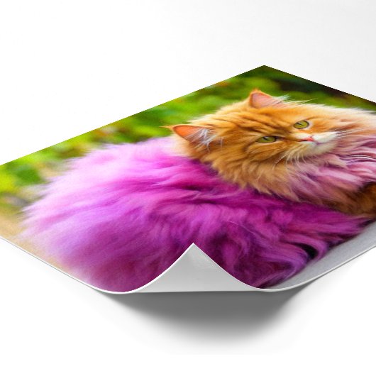 Cat Wall Art for Cat Lovers Poster (Hoek)