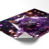 Cat Wall Art voor kattenliefhebbers Poster (Hoek)