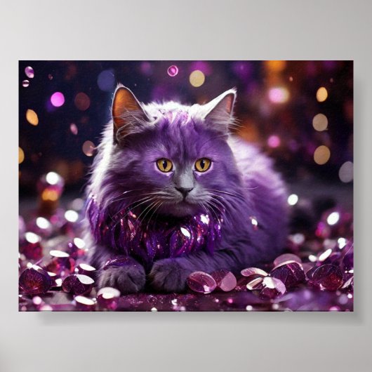Cat Wall Art voor kattenliefhebbers Poster (Voorkant)