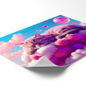 Cat Wall Art voor kattenliefhebbers Poster (Hoek)