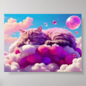 Cat Wall Art voor kattenliefhebbers Poster (Voorkant)
