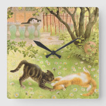 CAT WALL CLOCK