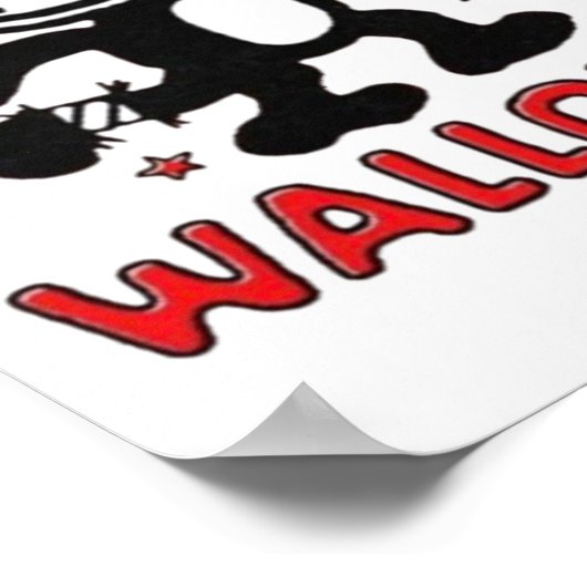 Cat Wallows Sticker Poster (Hoek)