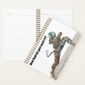 Cat Warrior Beachvolleybal Art Fantasy Planner (Display)
