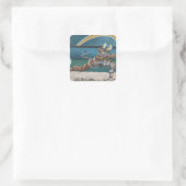 Cat Warrior Beachvolleybal Fantasy Art Stickers (Tas)