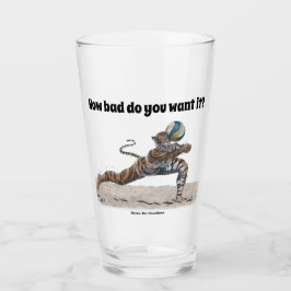 Cat Warrior Beachvolleybal Fantasy Glass Cup Glas