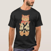 Cat Warrior Meowster T-shirt (Voorkant)