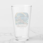 Cat Warrior Plays Volleyball Fantasy Glass Cup Glas (Achterkant)