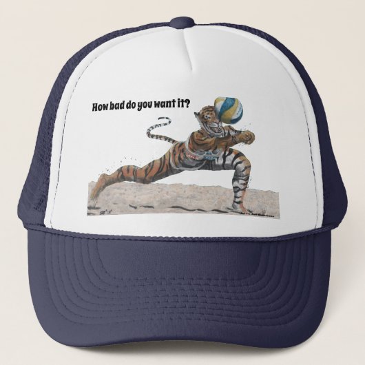 Cat Warrior speelt beachvolleybal Pet (Voorkant)