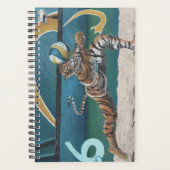 Cat Warrior spelen volleybal Fantasy Art Planner (Voorkant)