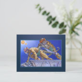 Cat Warriors Briefkaart (Staand voorkant)