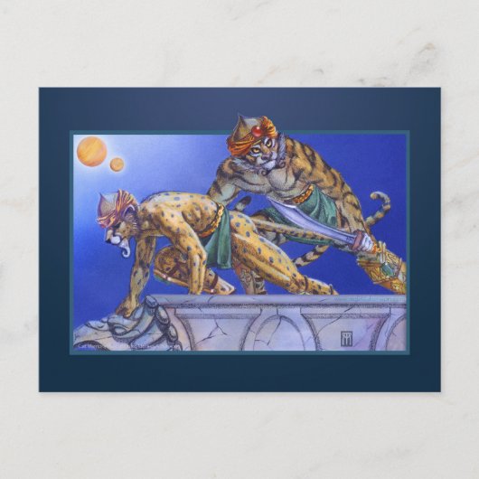 Cat Warriors Briefkaart (Voorkant)