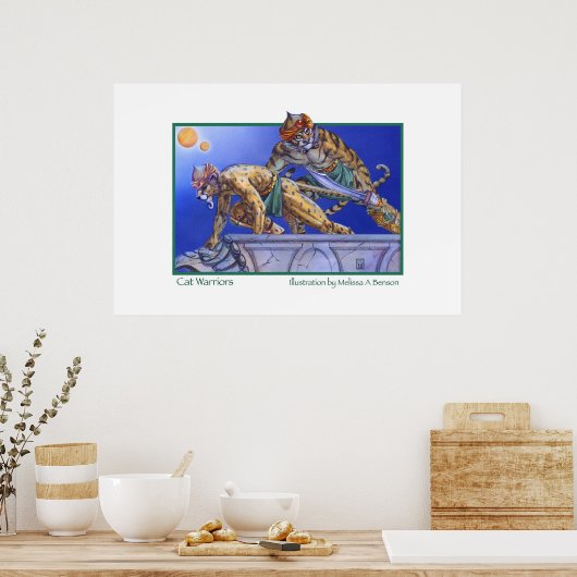 Cat Warriors Poster (Keuken)