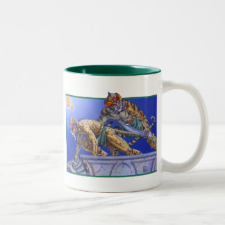 Cat Warriors Tweekleurige Koffiemok
